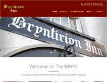 Tablet Screenshot of bryntirioninn.co.uk